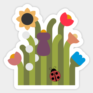 Flower Garden Sticker